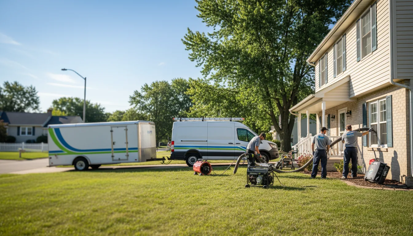 Flooded Basement Restoration And Cleanup With Repair in Montello, WI near me